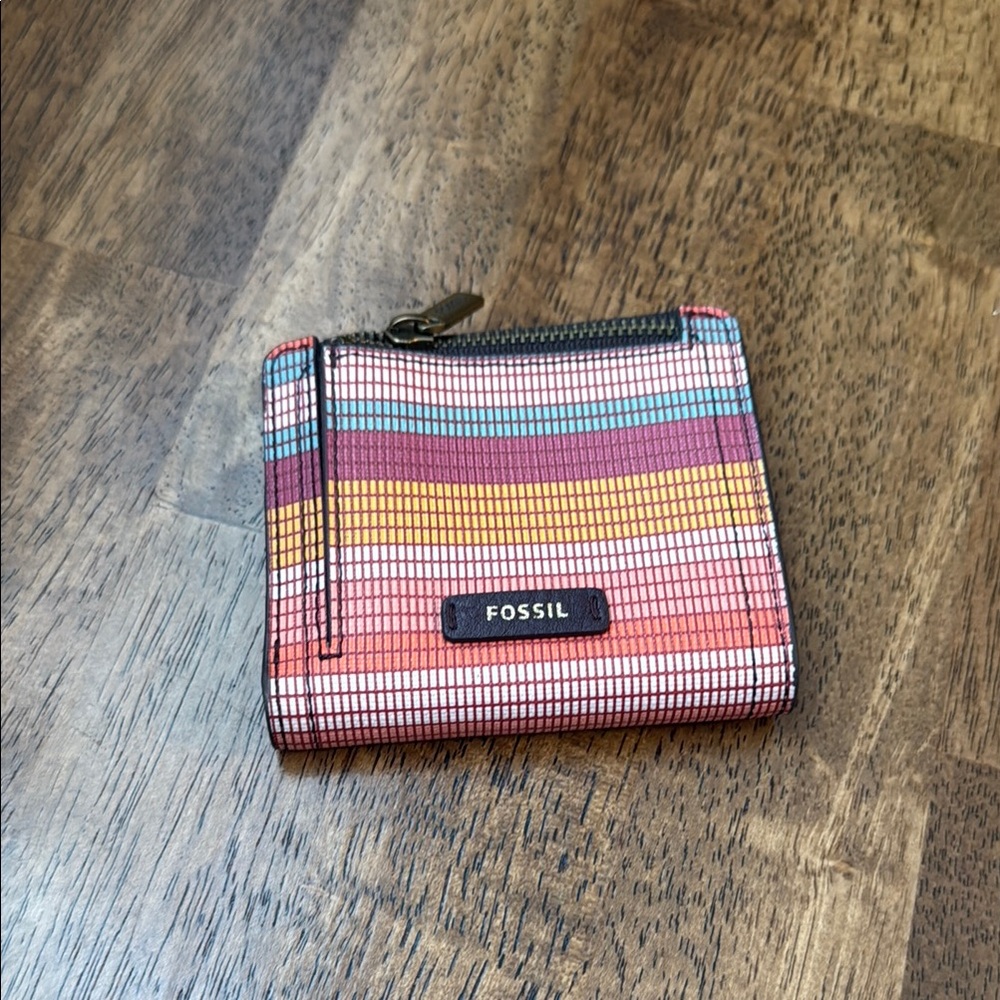 Fossil Red and Pink Wallet